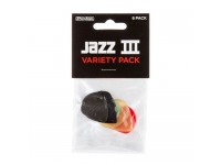 Dunlop PVP103 Jazz III Variety - Pack de 6 Dunlop PVP103 Jazz III Variety - Pack de 6